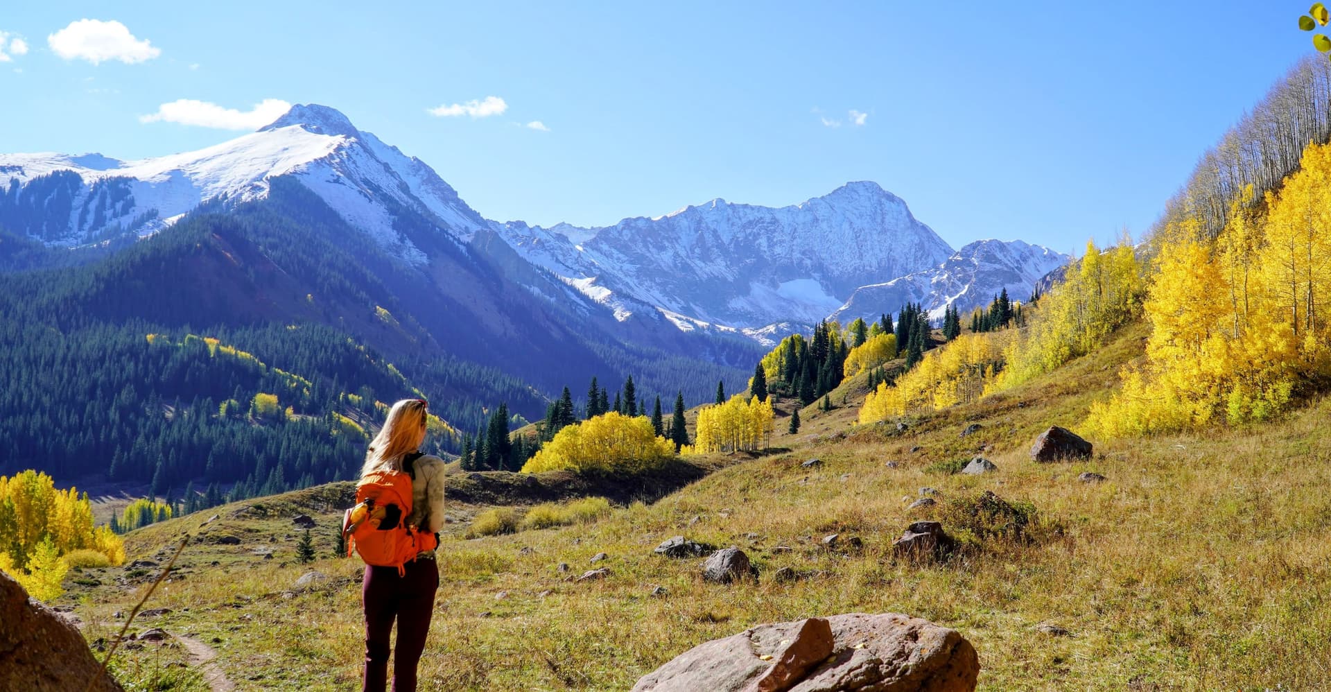 Kylie in Front of Capitol Creek Trail